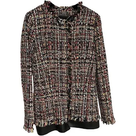 Alexander McQueen Tweed Jacket Multi-Colour Size 40 FR