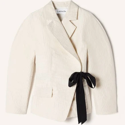 Lanvin Women's Belted Jacquard Jacket