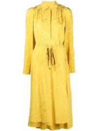 Chains Jacquard Shirt Dress