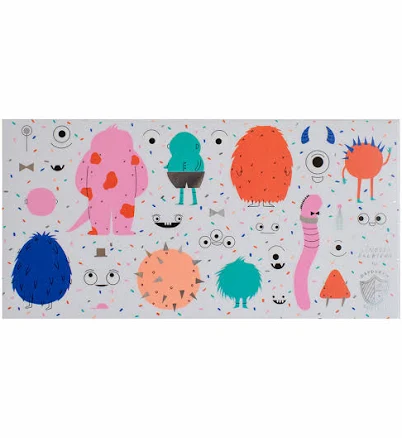 Little Monsters Build Your Own Monster Sticker Set