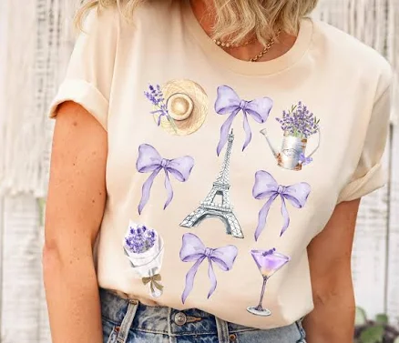 Cottagecore Coquette France Provence Plant T-Shirt