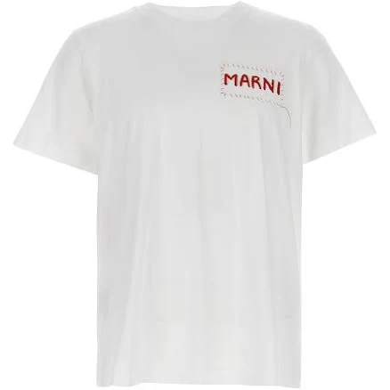 MARNI Men's Logo Cotton T-shirt