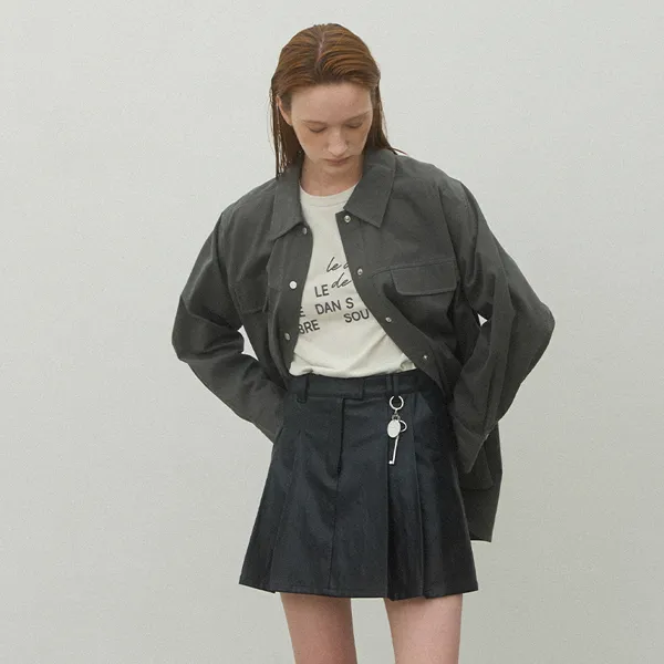 CIS STITCH OVERSIZE SHIRT(BL-4260)