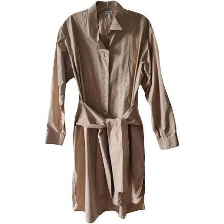 Loewe Women's Asymmetrical Cotton Poplin Shirtdress