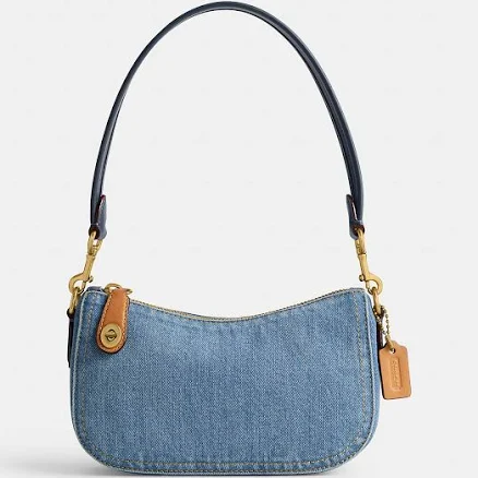 Coach Women's Swinger 20 Denim Shoulder Bag