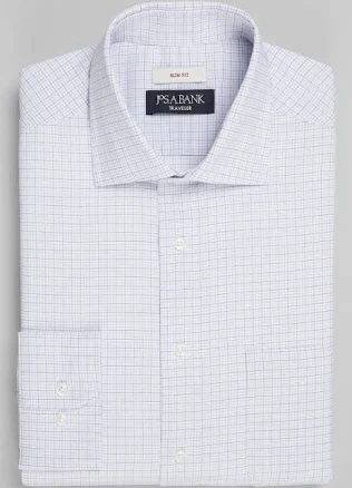Jos. A. Bank Men's Traveler Collection Slim Fit Check Dress Shirt