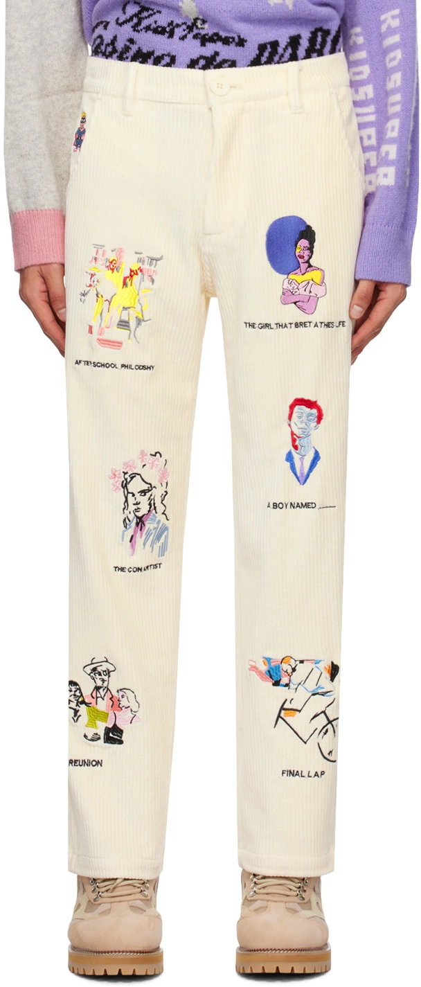 KidSuper Yellow Museum Trousers