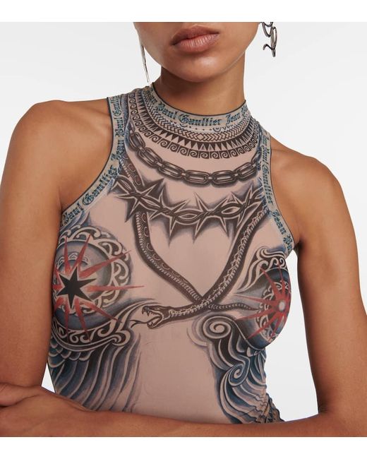 Tattoo Collection Printed Bodysuit