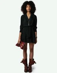 Zadig & Voltaire Women's Rogers Soft Leo Silk Dress