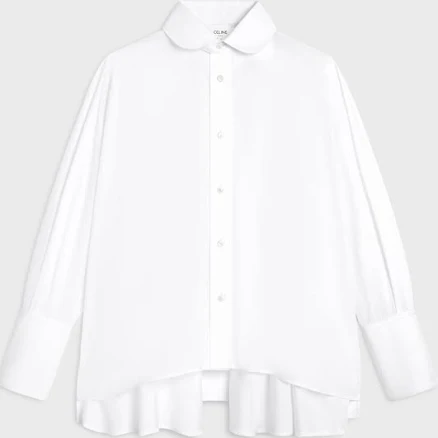 CELINE Women's Oversized Cotton Poplin Shirt