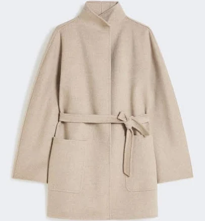 Max Mara Woman Camel wrap coat
