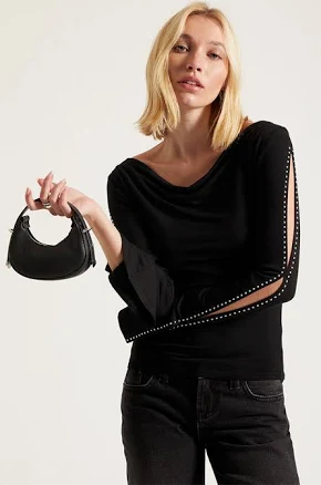 Faux Leather Mini Saddle Bag