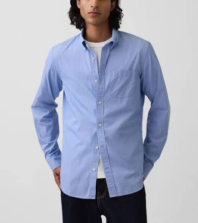 Gap Men's Organic Cotton Poplin Classic Shirt