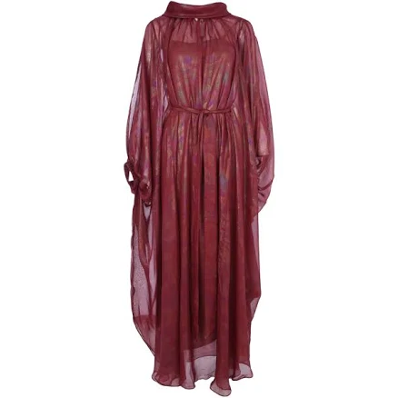 Baruni Zahra Tie-Waist Maxi Dress