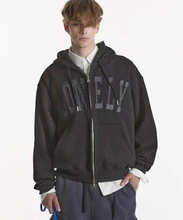 NOHANT Lonely/LOVELY HOODIE Zip-Up