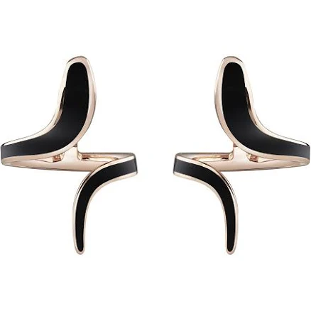 Eden Rose Gold Ceramic Earrings