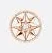 DIOR Rose Des Vents 18k Pink Gold Diamond Earring