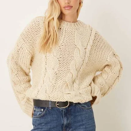 Gina Tricot Knitted Cable Sweater