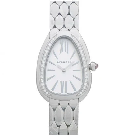 Bulgari Women's Serpenti Seduttori Stainless Steel Diamond Watch
