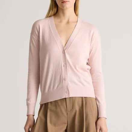 Quince Women's Organic Cotton Cashmere Cardigan Sweater