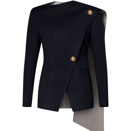 Louis Vuitton Asymmetrical Scarf Jacket