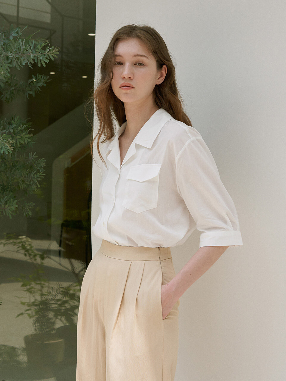 Pocket Half Shirt