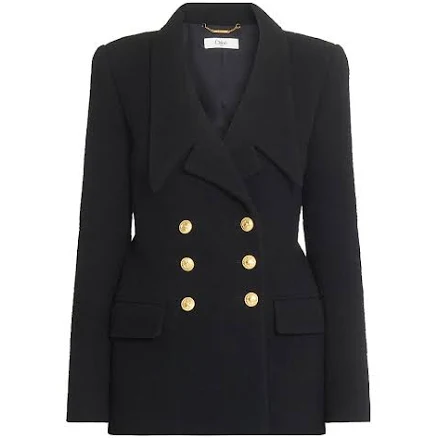 Chloé Women's Wool Double-Breasted Jacket