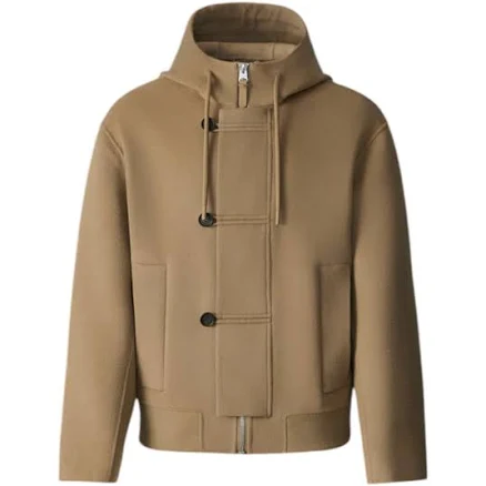 Mackage Malik Double-face Wool Hooded Men Jacket