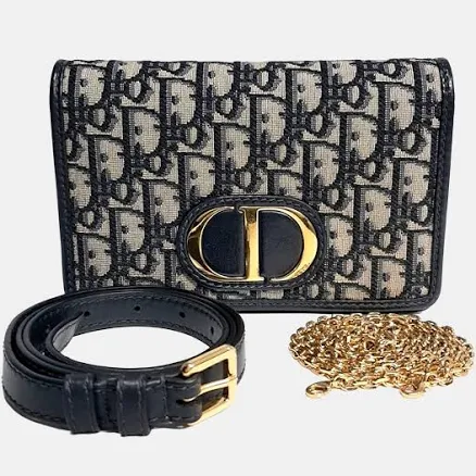 Dior 30 Montaigne 2-in-1 Canvas Crossbody Bag