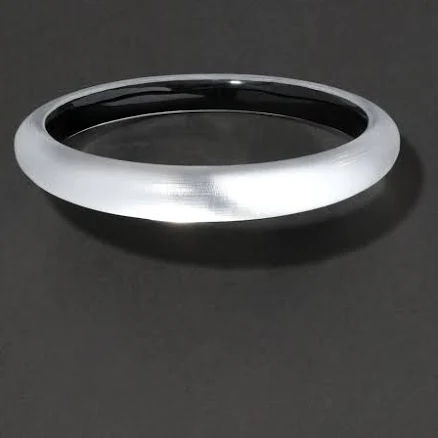 Alexis Bittar Women's Lucite Skinny Bangle Bracelet in Silver