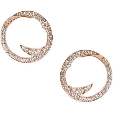 Stem Mini Hoop Earrings