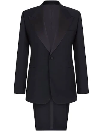 Wool/Mohair Single Breasted Dinner Suit