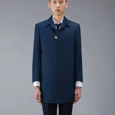 Men's Mackintosh Bal Collar Overcoat