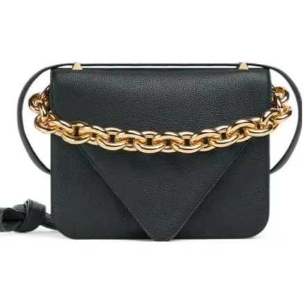 Mount Small Envelope Shoulder Bag In Black