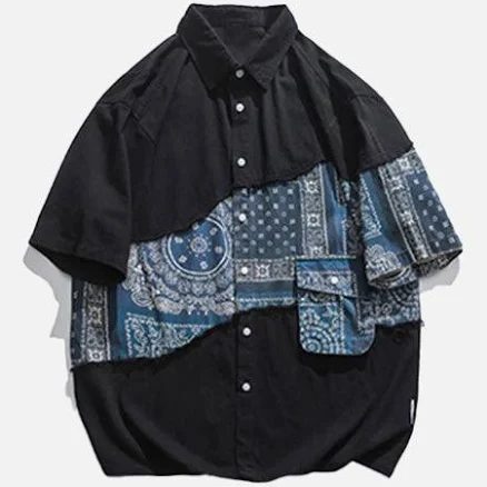 Bandana Patchwork Shirt