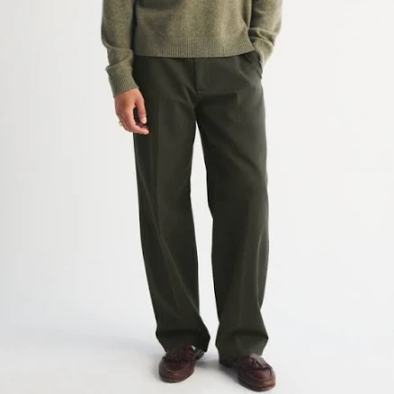 Abercrombie & Fitch Men's Stretch Twill Baggy Trousers