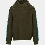 ARELIN SHAWL LAYERED SWEATER atb1161m(KHAKI)