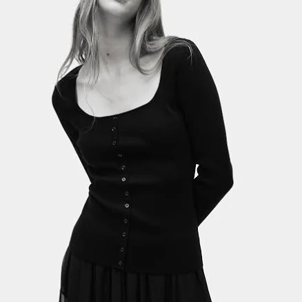 H&M Ladies Square-Neck Top