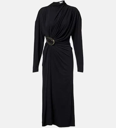 Women Bottega Veneta Crepe Viscose Jersey Dress