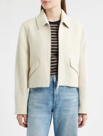 Boss Women's Cafiore Textured Wool Blend Jacket