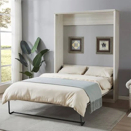 Hokku Designs Half Self-Close Open Murphy Bed Cabinet