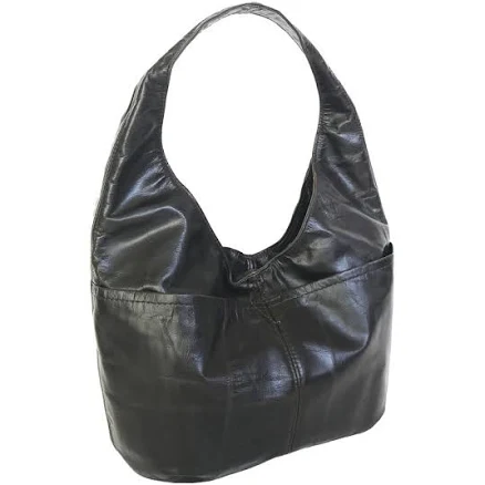 Alicia Distressed Leather Hobo Bag