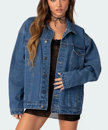 Dalia Oversized Denim Jacket