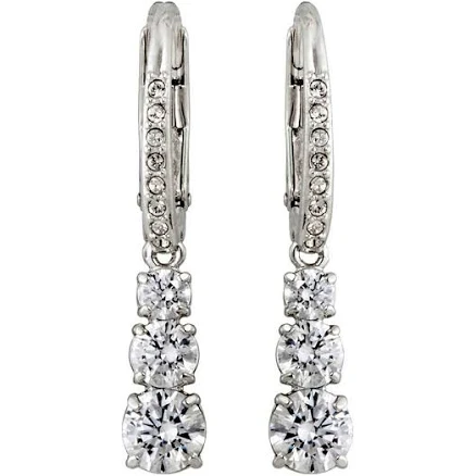 Swarovski Attract Trilogy Hoop Earrings