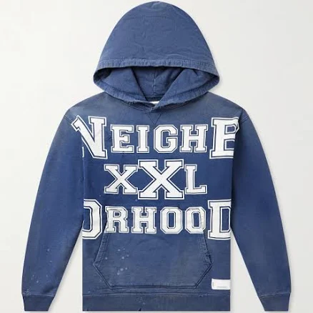 Men's Distressed Cotton-Jersey Hoodie