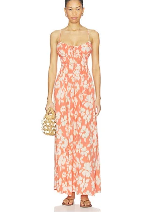 L Space Women's Tala Open-Back Maxi Sundress