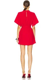 Camille Dress in Scarlet