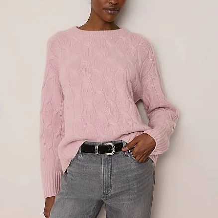 Ann Taylor Women's Cashmere Cable Sweater