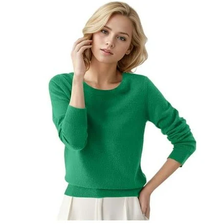 Women's Cotton Sleeeve Pullover Sweater