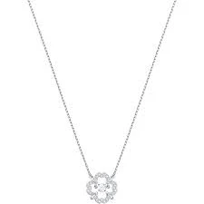 Swarovski Women's Sparkling Dance Flower Necklace